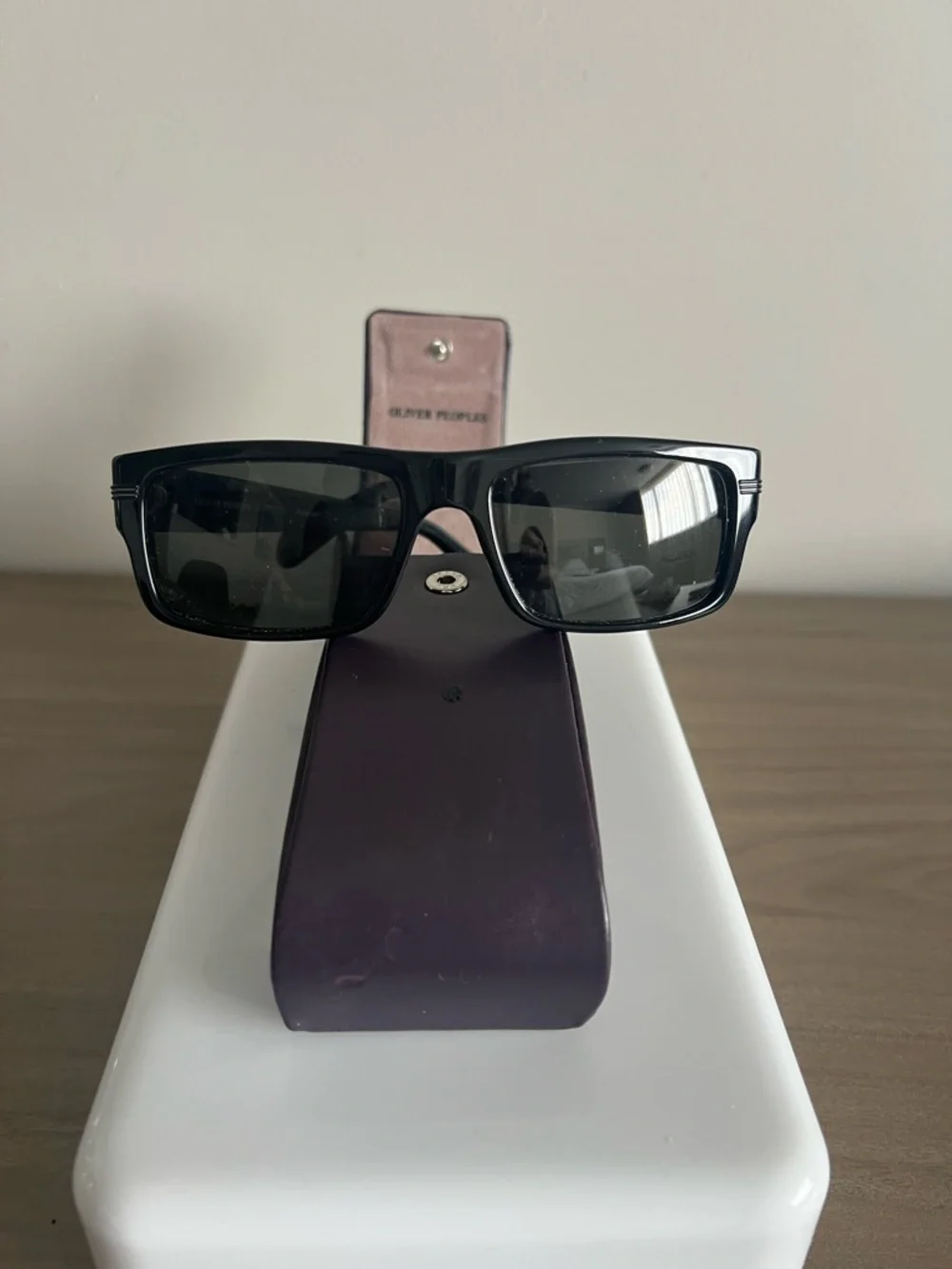 Oliver Peoples Basel OV5178-S Polarized Sunglasses Black Italy w/Case.